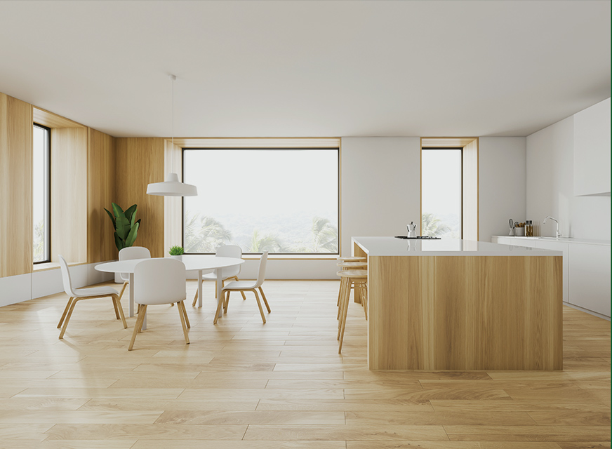 Lantai kayu yang direkayasa