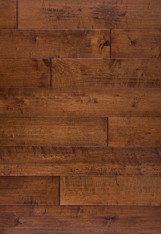 Lantai kayu solid maple maple 125 tangan