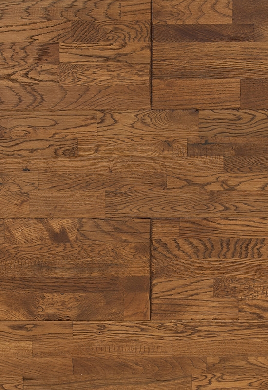 White Oak 203 Lapangan Tangan + Lantai Kayu Solid Tertekan