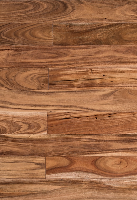 Acacia daun kecil 90 lantai kayu solid datar