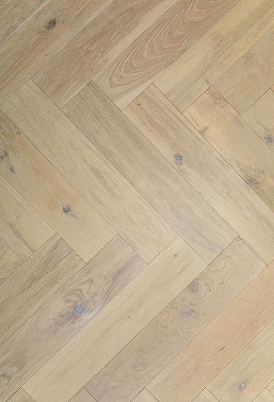Eropa Timur White Oak Herringbone Engineered Wood Flooring OA002-38